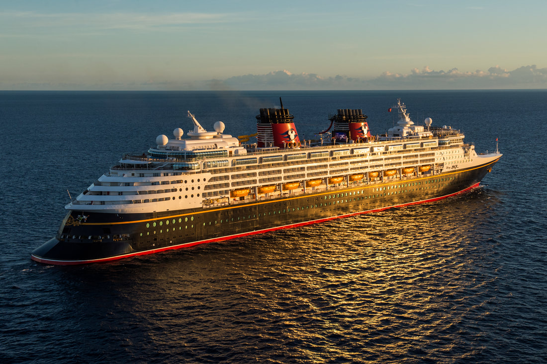 Disney Cruise Line Ship at sea