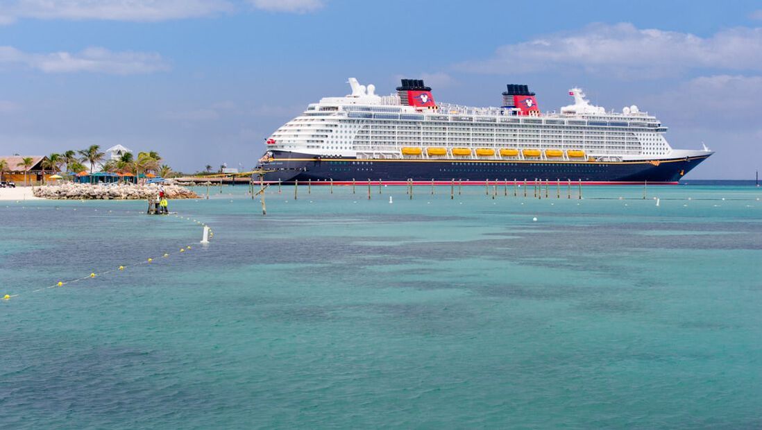 Disney Cruise Line Ship in port