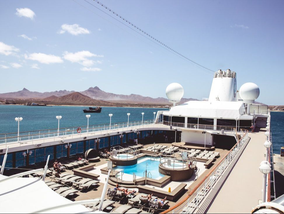 Azamara ship pool deck